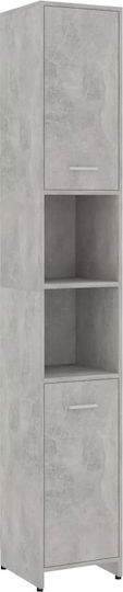 vidaXL Badezimmersäule Boden H30xB30xH183.5cm Gray