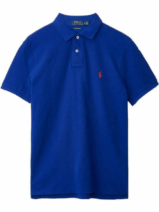 Ralph Lauren Ανδρικό T-shirt Κοντομάνικο Polo Μπλε