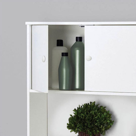 Timeless Tools Dulap Coloană Pentru Baie Pardoseală Pentru Mobilier Pentru Baie M58.5xAdâncime19xÎnălțime162.2cm Alb