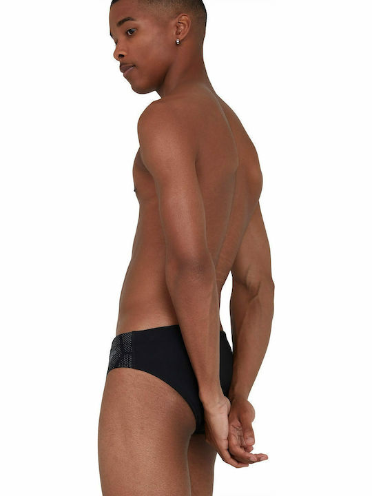 Tech Placement 7cm Costume de baie bărbați Slip Negru