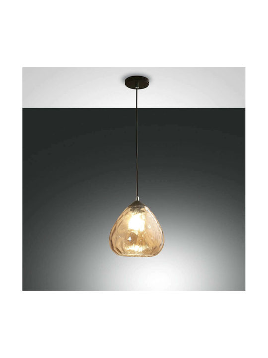 Fabas Luce Gisella Pendant Light Single-Light for Socket E27 Honey