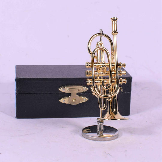 SP Souliotis Miniatură Decorativă Instrument Muzical Metalic 3.5x3.5x8.5cm