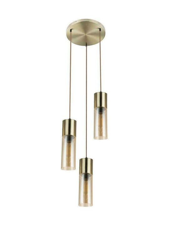 Globo Lighting Annika Pendant Light Bronze with Socket E27 30cm