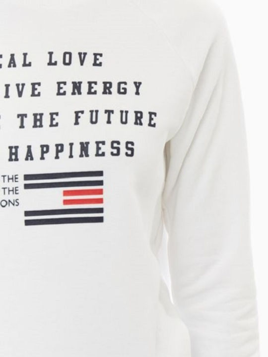 Damen Sweatshirt Weiß