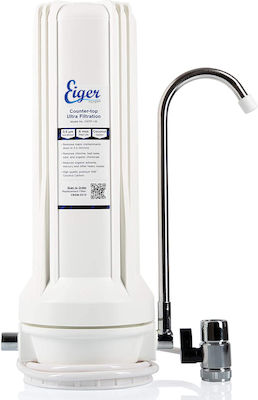 Eiger Countertop Water Filter System Counter Top with 10" Replacement Filter Eiger CTO 5 μm WF-NT-1W-F