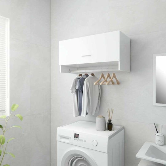 vidaXL Bathroom Cabinet L70xW32.5xH35cm White