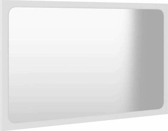 vidaXL Waschtisch ohne Waschbecken L60xB38.5xH46cm mit Spiegel und Säule Weiß