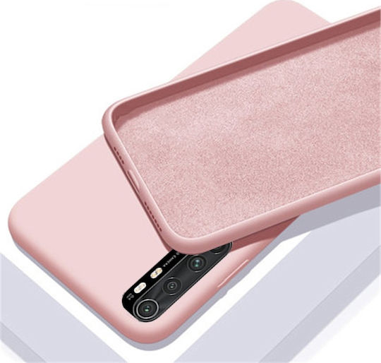 Cti Liquid Umschlag Rückseite Silikon Rosa (Xiaomi Mi Note 10 Lite)