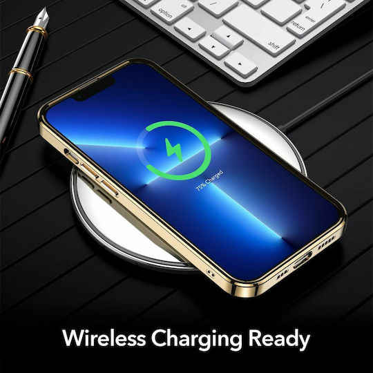 ESR Project Zero Back Cover Σιλικόνης 1.45mm Χρυσό (iPhone 13 Pro Max)