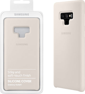 Samsung Cover Umschlag Rückseite Silikon Weiß (Galaxy Note 9) EF-PN960TWEGWW