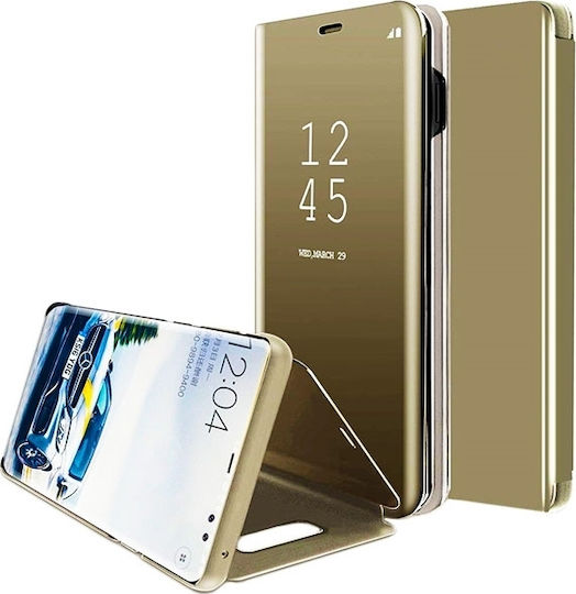 Hurtel Clear View Книга Пластмаса Златист (Galaxy S9+)