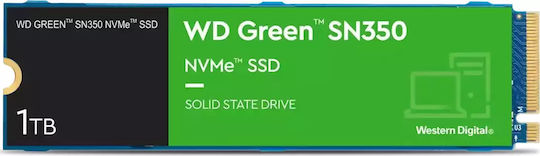Western Digital Green SN350 SSD 1TB τύπου M.2 με σύνδεση PCI Express 3.0 WDS100T3G0C