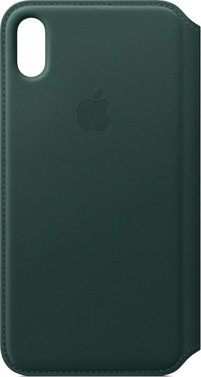 Apple Book Synthetic Leather Green (iPhone XS Max)