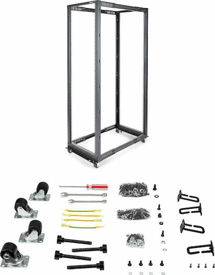 StarTech Επιδαπέδια Καμπίνα Rack 42U 100x60.4x200cm Μαύρο 4POSTRACK42