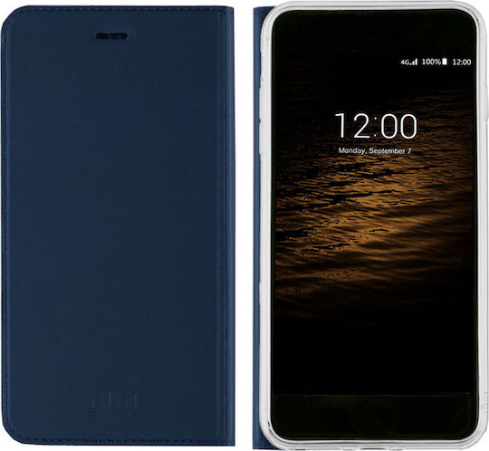 Idol 1991 Prime Magnet Book Synthetic Leather Blue (Pocophone F1)