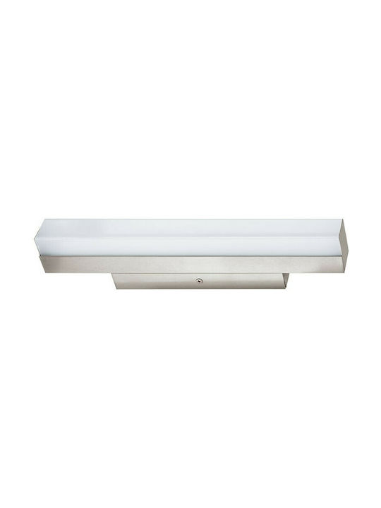 Eglo Torretta Modern Lamp Bathroom with Integrated LED and Natural White Light Silver 37.5x4cm