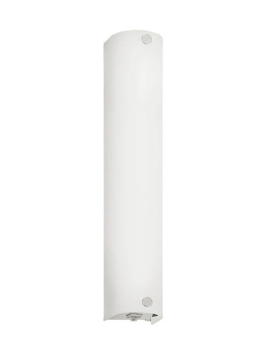 Eglo Mono Clasic Lumină de Perete cu Soclu E14 și Comutator Alb 7x7x6.5cm