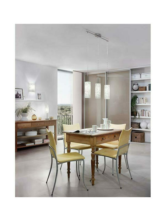 Eglo Amadora Classic Lamp Wall with Socket E14 and Switch White 7.5x18x25cm