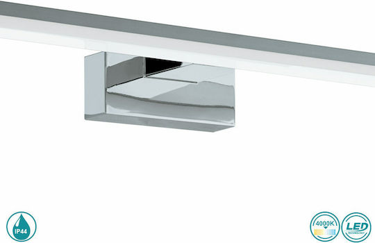 Eglo Pandella1 Modern Lamp Bathroom with Integrated LED and Natural White Light Silver 40x4x4cm