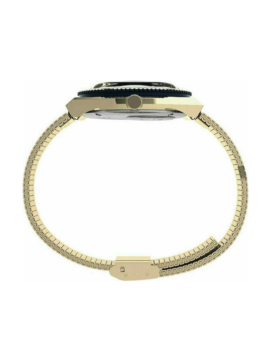 Timex Reissue Watch Battery with Gold Metal Bracelet