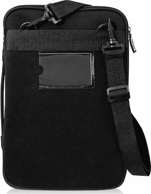 V7 Tasche Schulter / Handheld für Laptop 12.2" in Schwarz Farbe CSE12HS-BLK-9E