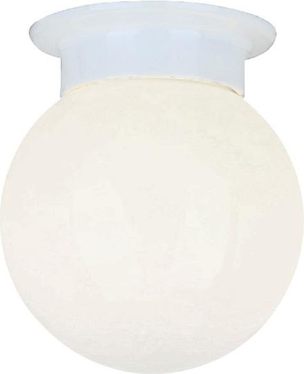 Aca Capri Modern Leuchte Wand mit Fassung E27 Weiß 15x17cm