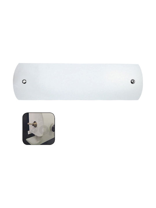 Aca Modern Lamp Wall with Socket E14 White 34x11x9cm