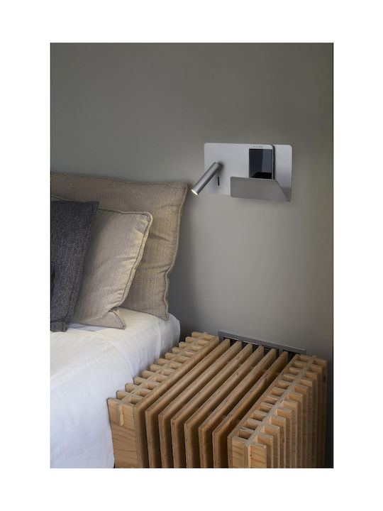 Faro Barcelona Suau Modern Lamp Wall with Integrated LED and Warm White Light 28x15.5cm