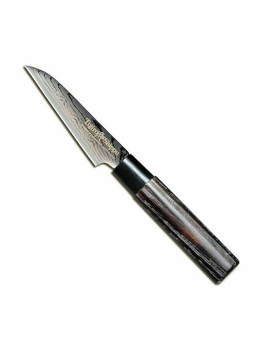 Tojiro Shippu Peeling Knife from Damascus Steel 9cm
