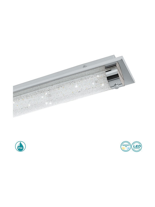 Eglo Tolorico Modern Lamp Bathroom with Integrated LED and Natural White Light 57x7.5x7.5cm