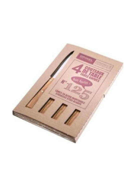 Opinel N° 125 Bon Appetit Εsprit Sud Knife Set from Stainless Steel 4pcs