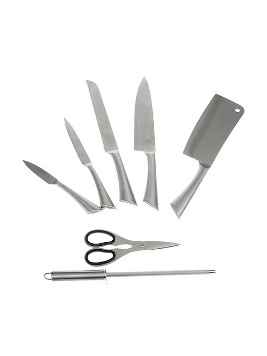 Nava Knife Set with Block from Stainless Steel