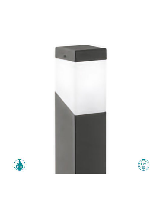 Gea Luce Sury Outdoor Floor Lamp Small Post IP44 Black