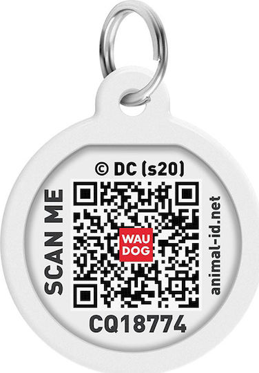 WauDog Batman Ταυτότητα Σκύλου Smart ID Πράσινη Μεταλλική 2.5cm