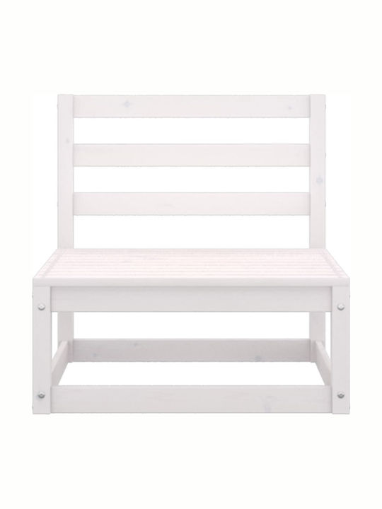 Bancă Exterior din Paleți cu Perne 70x70x67cm