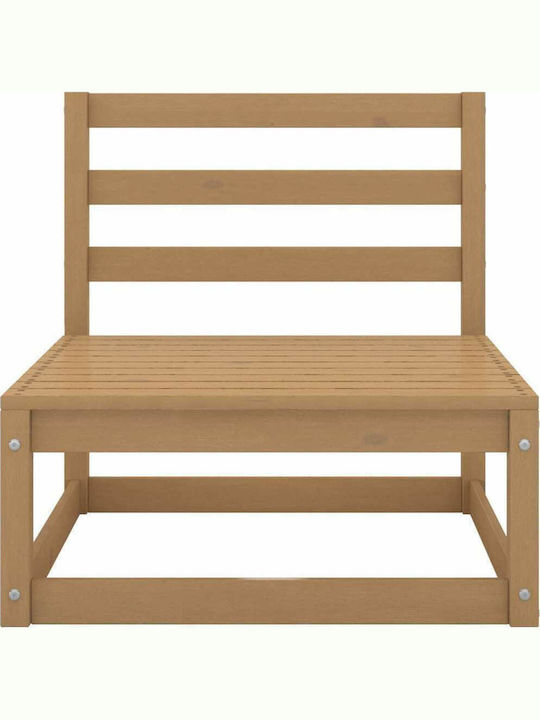 Zweisitziges Sofa Außenbereich aus Paletten mit Kissen 140x70x67cm