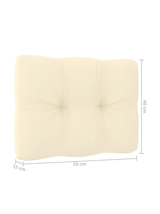 Zweisitziges Sofa Außenbereich aus Paletten mit Kissen 140x70x67cm