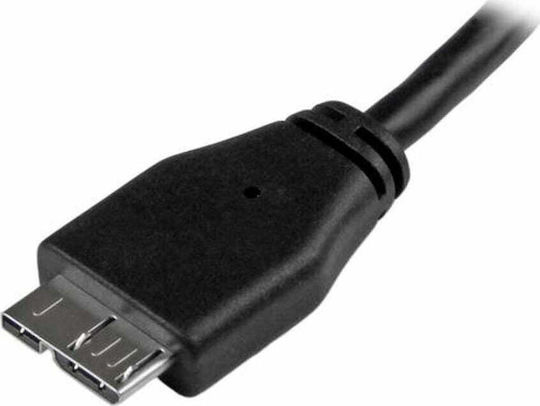 StarTech Regular USB 3.0 to micro USB Cable Μαύρο 3m (USB3AUB3MS)