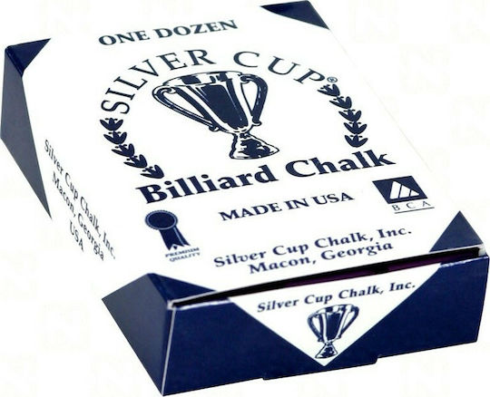 Tweeten Chalk Silver Cup Τεμπεσίρι Μπιλιάρδου Burgundy 12τμχ 12τμχ 7502