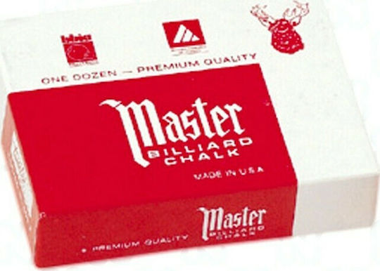 Tweeten Chalk Master Tebesiri Μπιλιάρδου Blue 12 pieces 12pcs 7005