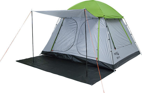 Panda Sky II Σκηνή Camping Πράσινη 3 Εποχών για 4 Άτομα 240x300x190εκ.