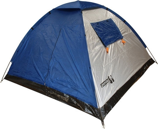Panda Junior II Summer Camping Tent Igloo Blue for 3 People 205x205x135cm