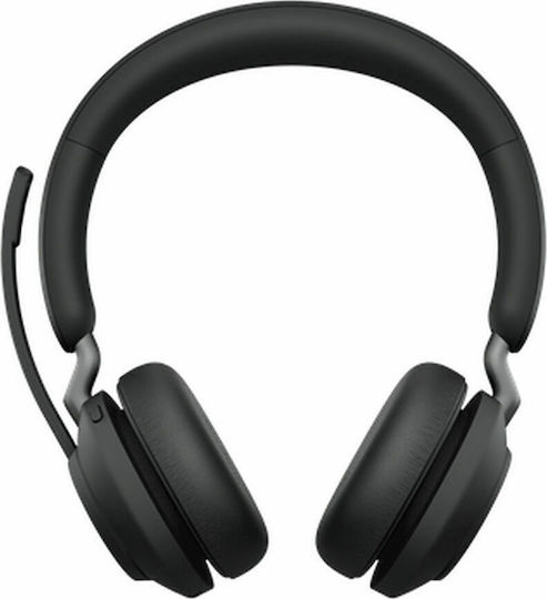 Jabra Evolve2 65 VOIP Headset Link380a UC Stereo Desk Stand Black (26599-989-989)