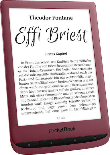 Pocketbook Touch Lux 5 with Touchscreen 6" (8GB) Red