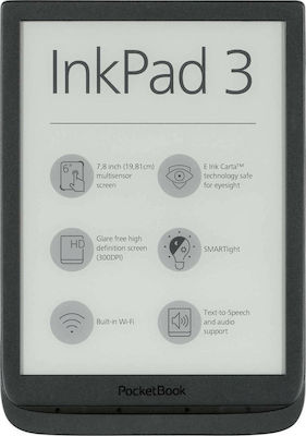 Pocketbook InkPad 3 με Οθόνη Αφής 7.8" (8GB) Μαύρο