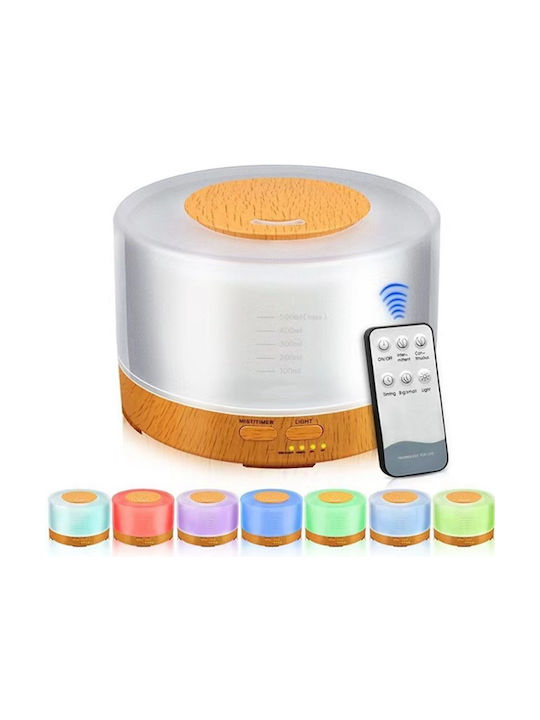 LED Aromatherapie-Diffusor mit Fernbedienung Weiß 500ml NS12156