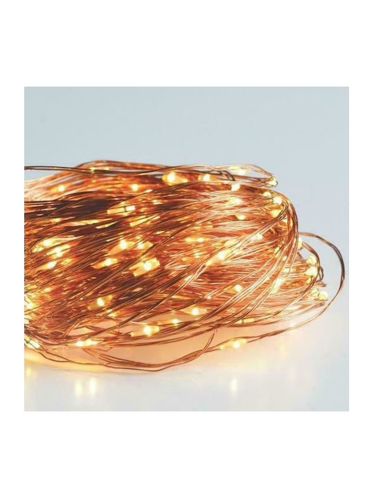 200 Λαμπάκια LED 20μ. Θερμό Λευκό σε Σειρά