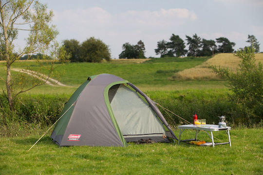 Coleman Darwin 3 Camping Tent Igloo Mountaineering Grey with Double Cloth 4 Seasons for 3 People Waterproof 3000mm 280x180x120cm