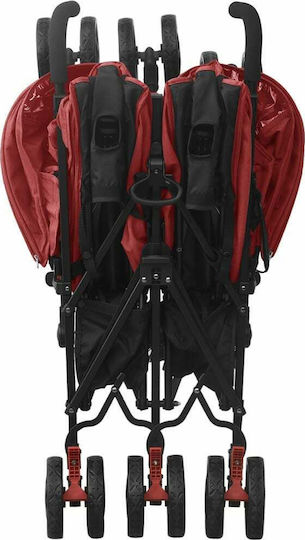 vidaXL Umbrella Stroller Suitable from 6+ Months Red 14.4kg
