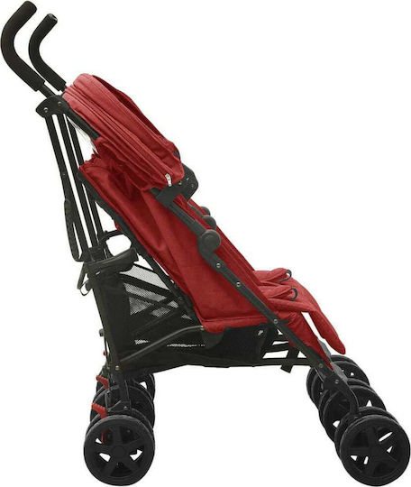 vidaXL Umbrella Stroller Suitable from 6+ Months Red 14.4kg